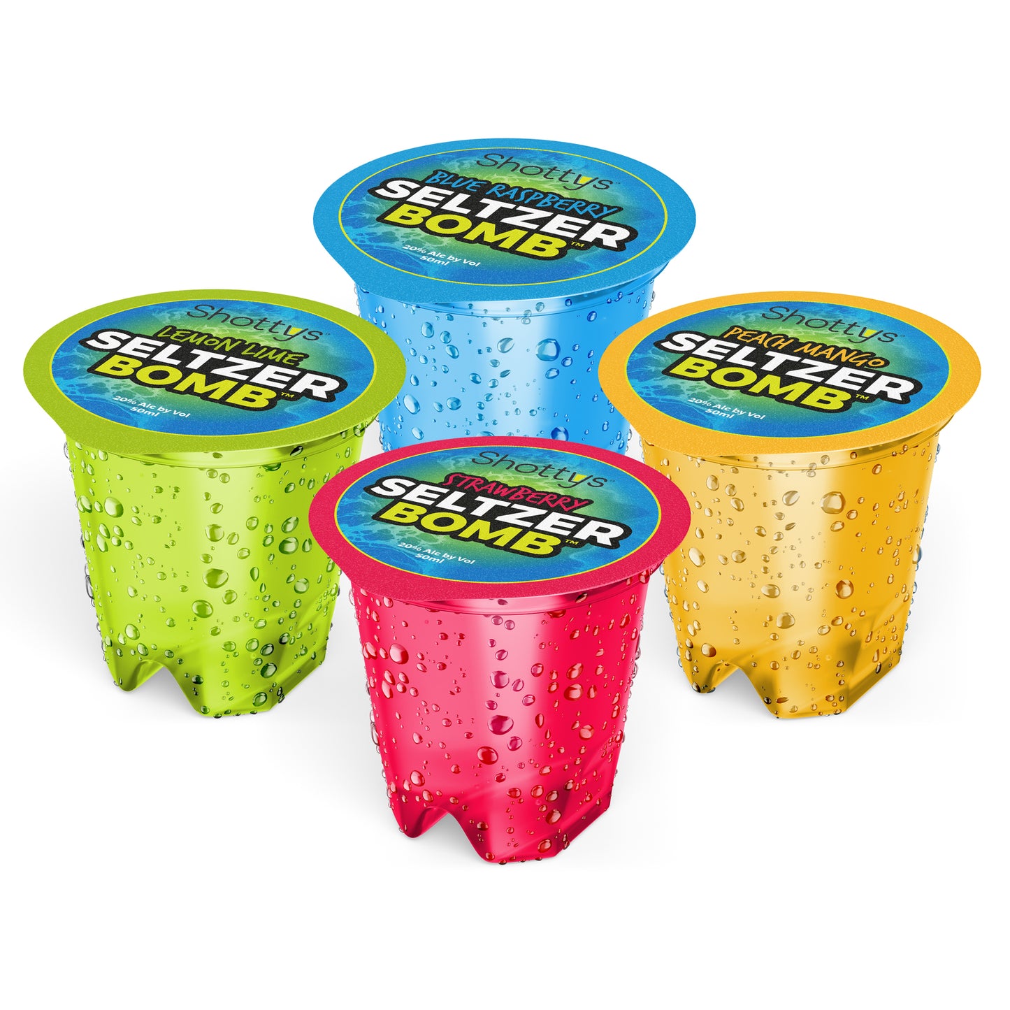 Seltzer Bombs Shots (8 shots) - Shottys