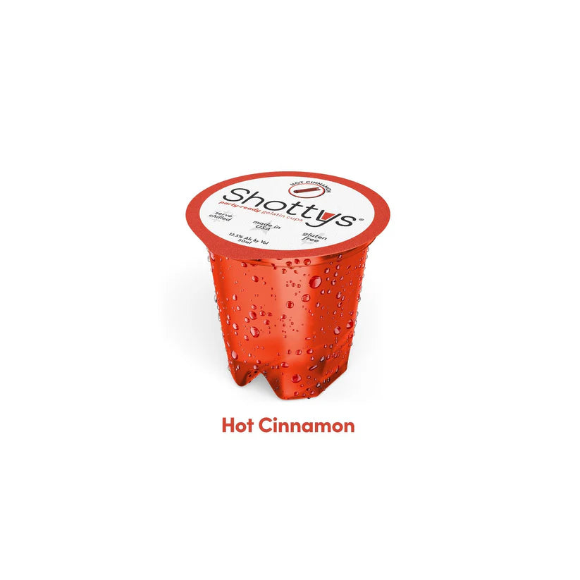 Hot Cinnamon Gelatin Shots (8 shots) - Shottys