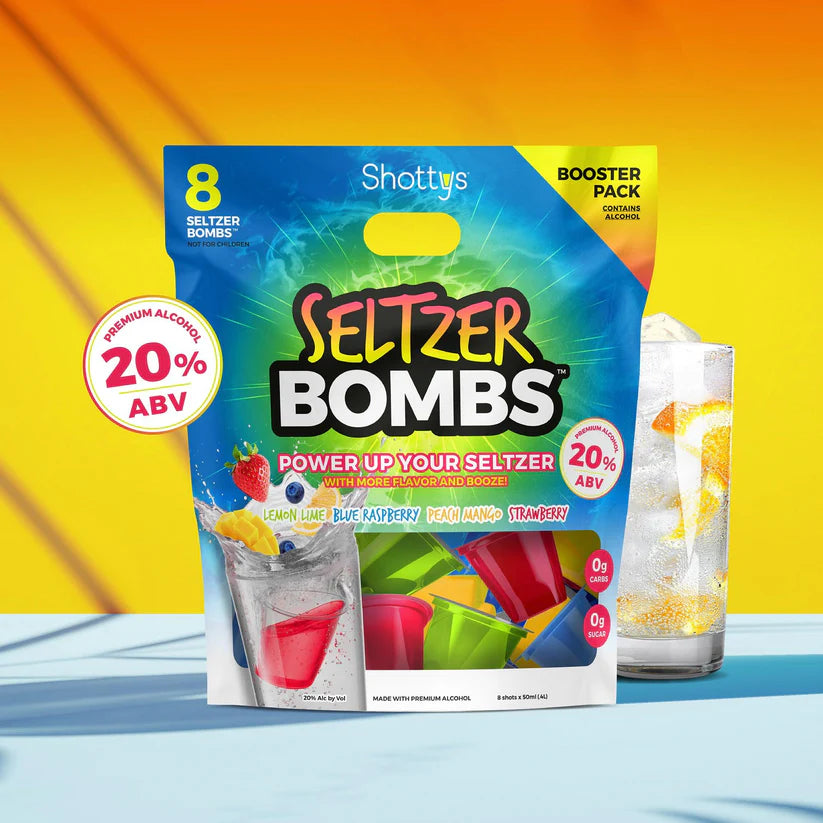 Seltzer Bombs Shots (8 shots) - Shottys
