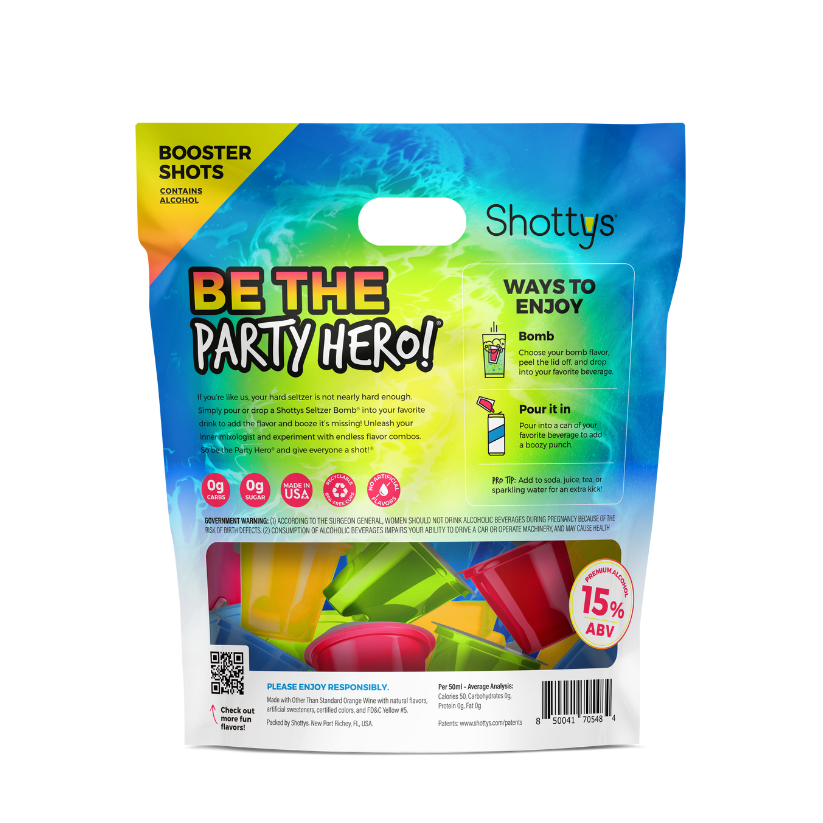 Seltzer Bombs Shots (8 shots) - Shottys