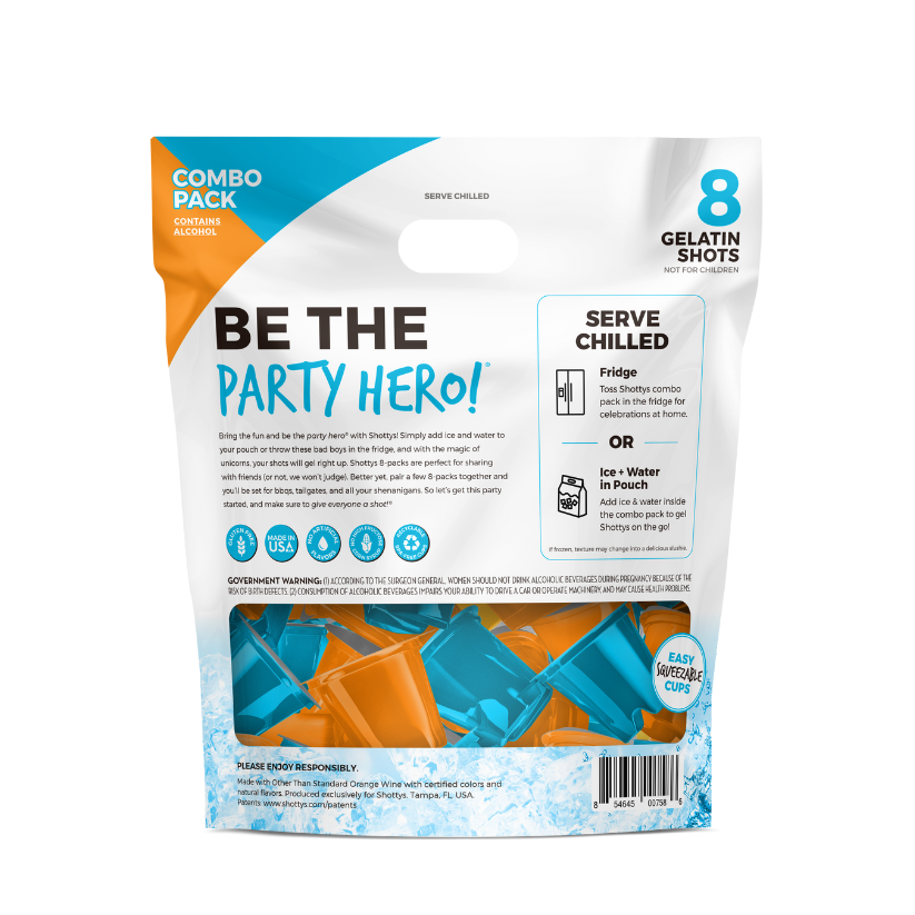 Coconut Breeze/Tropical Gelatin Shots (8 shots) – Shottys Coconut Breeze/Tropical Gelatin Shots (8 shots) – Shottys