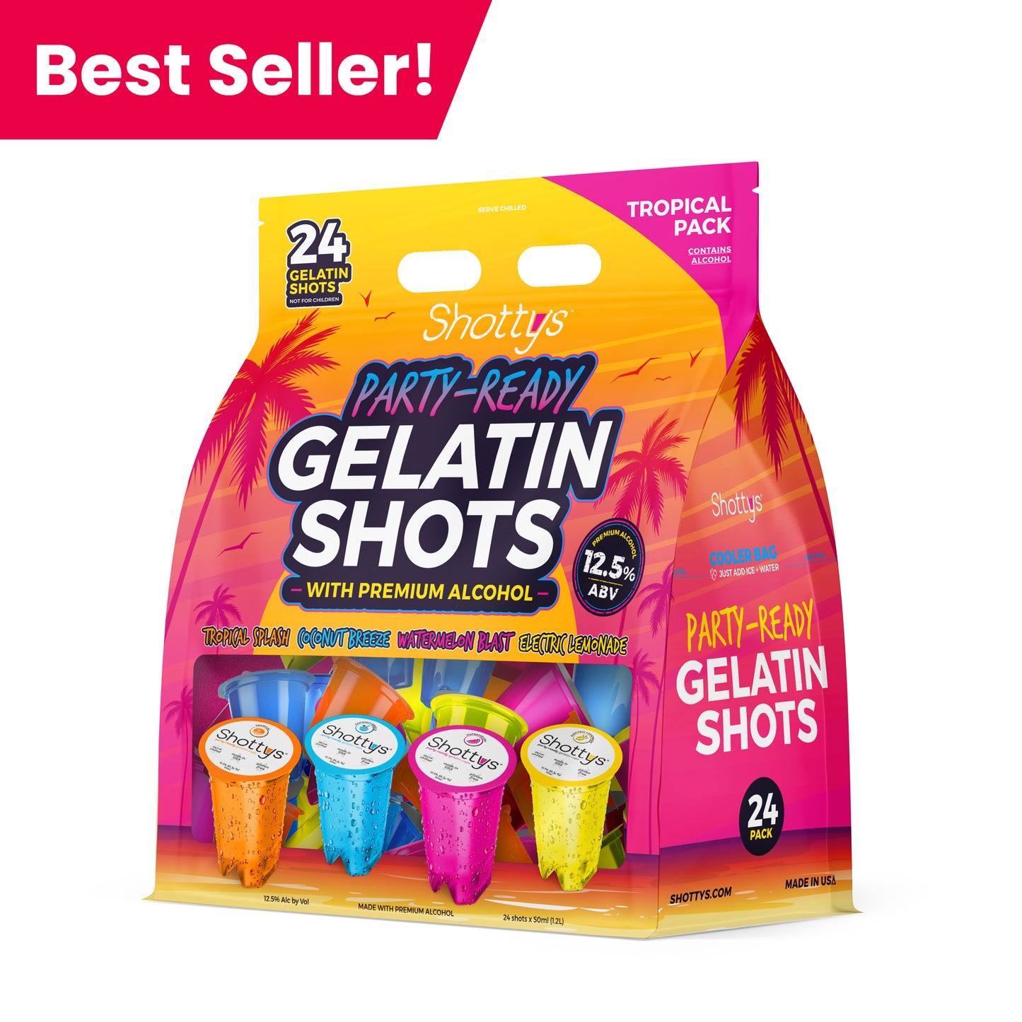 Tropical Gelatin Shots (24 shots)